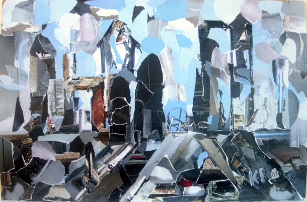Moment in Time 1 - Collage - 45 x 30cm