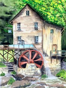 The Watermill by Laura Blight (Ref: 4)