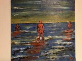 Gormley at Crosby Beach by Persis Limbuwala (Ref: 69)