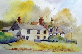 Benington Cottages by Michael Radley (Ref: 100)