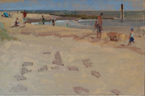 A Beach View, en pein air By Craig Lee (Ref: 136)