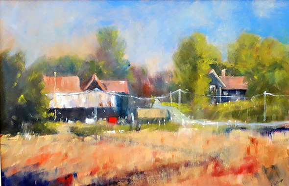 Mardlebury Farm by Ted Walsby – Oil