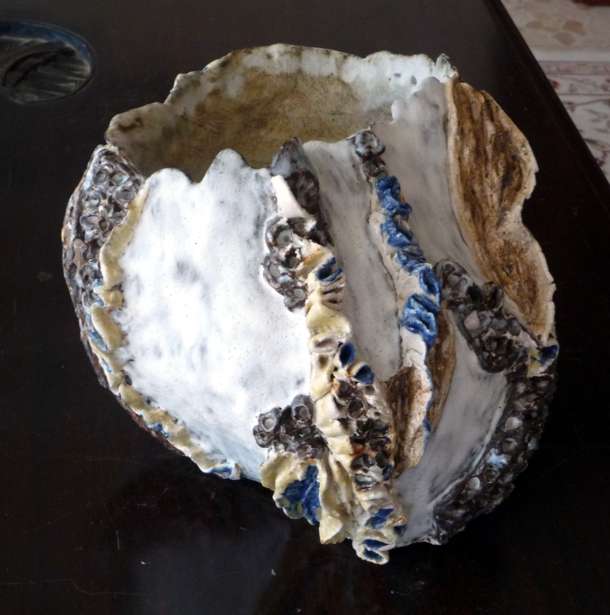 Shell bowl - Stoneware - 18 x 18cm