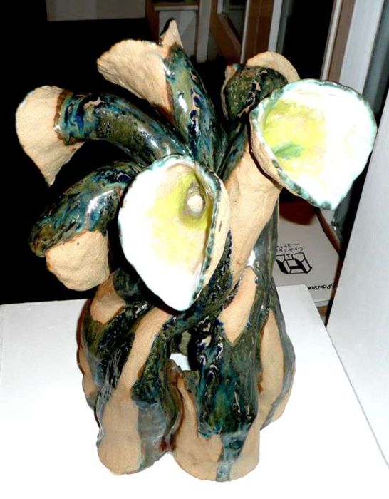 Wild Lilies - Stoneware - 30 x 55cm