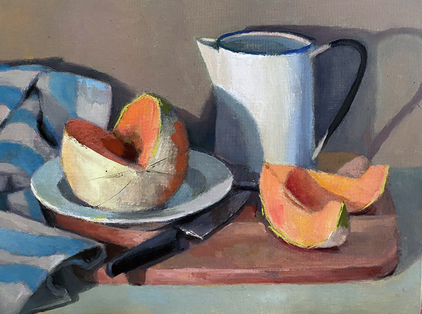 Melon - Oil on canvas