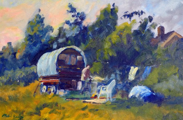 The Caravan - Watercolour - 30 x 20cm