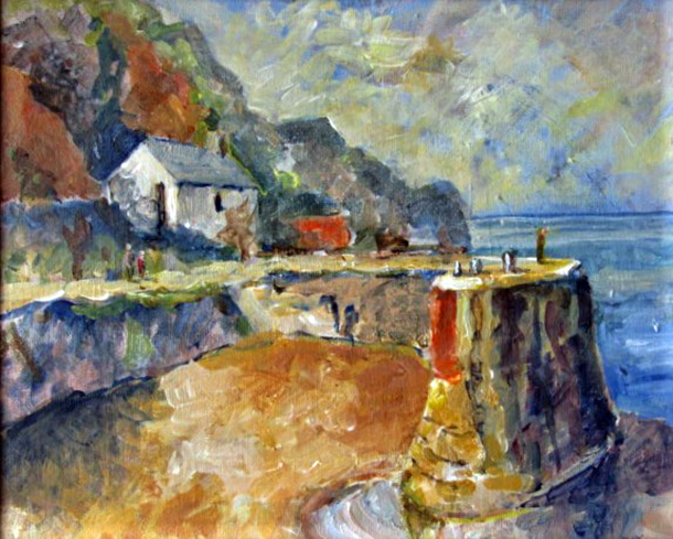 Porthgain Harbour, Pembrokeshire - Acrylic