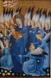 The Wilton Diptych - Tempera on wood by an unknown artist c.1395.
